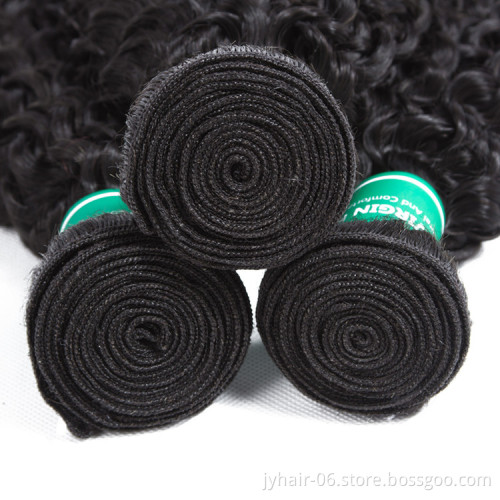 Wholesale factory short Brazilian human hair weave curly hair